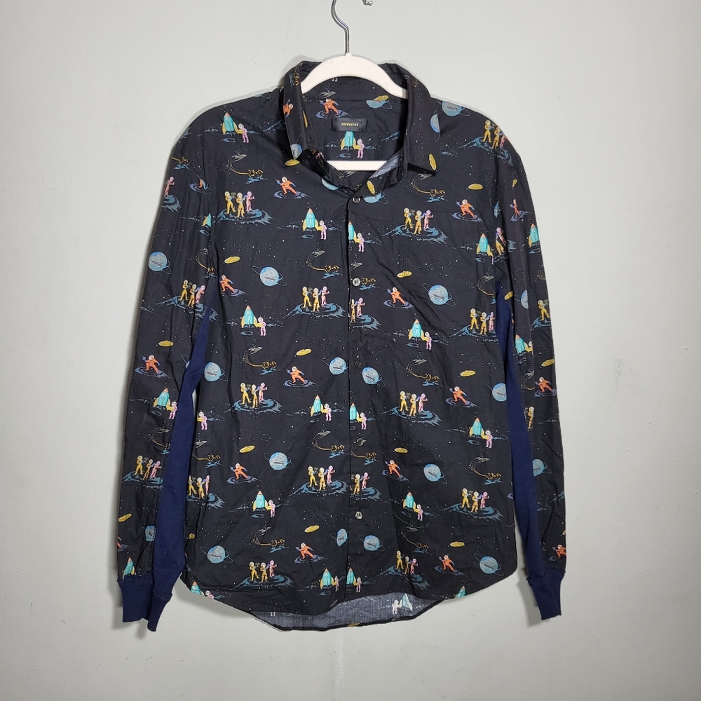 UNDERCOVER Buttondown | Men's Size M | Japanese Designer | Space Astronauts
